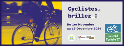 « Cyclistes, brillez ! » : campagne 2024 de sensibilisation sur l’importance de l’éclairage à vélo